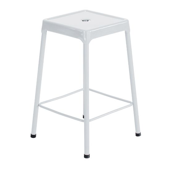 Picture of Safco Steel Counter Stool, White