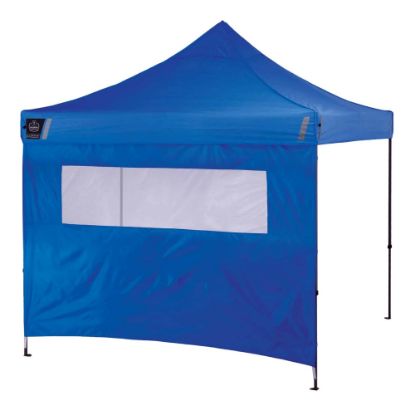 Picture of Ergodyne SHAX 6092 Heavy-Duty Pop-Up Tent Sidewall, Blue