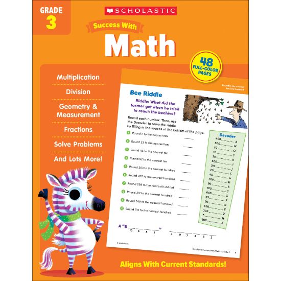 Picture of Scholastic Success With Math Workbook, Grade 3