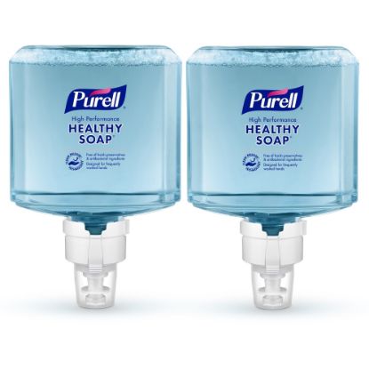 Picture of Purell Brand High Performance HEALTHY SOAP Foam ES8 Refills, Fragrance Free, 40.6 Oz, Pack Of 2 Refills