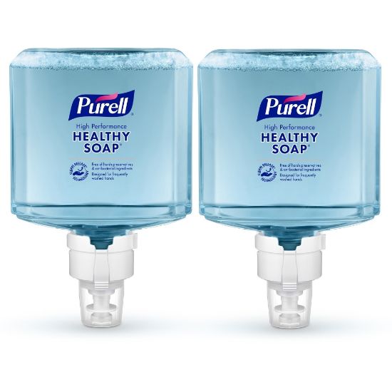 Picture of Purell Brand High Performance HEALTHY SOAP Foam ES8 Refills, Fragrance Free, 40.6 Oz, Pack Of 2 Refills