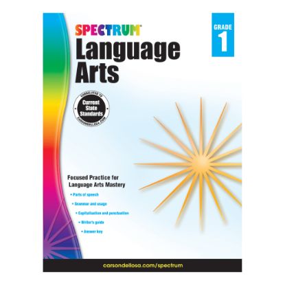 Picture of Carson-Dellosa Spectrum Language Arts Workbook, Grade 1