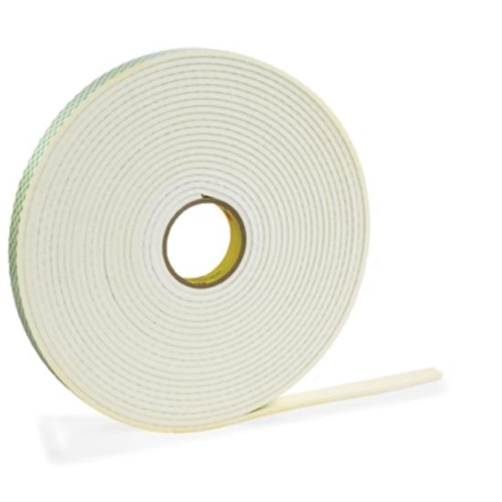 Picture of 3M 4462 Double Sided Foam Tape, 1/2in x 5 Yd., White, 1/32in