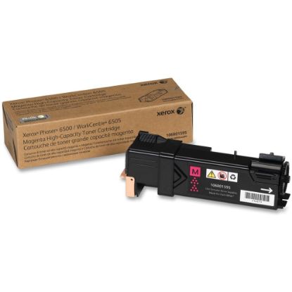 Picture of Xerox 6500 Magenta High Yield Toner Cartridge, 106R01595