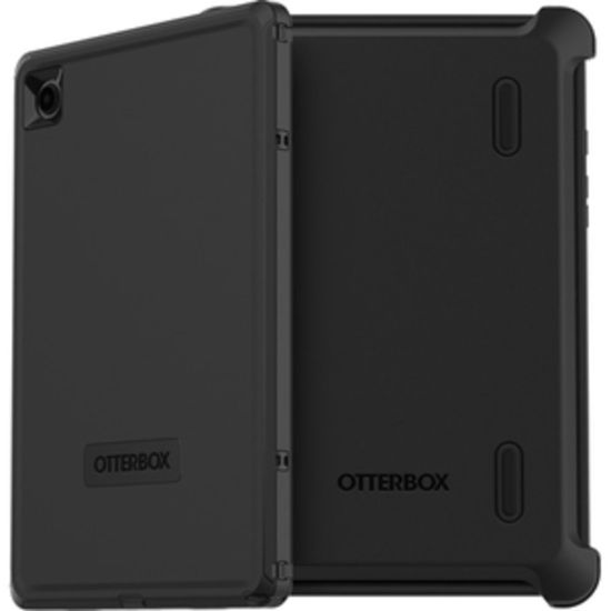 Picture of OtterBox Defender Carrying Case (Holster) for 10.5in Samsung Galaxy Tab A8 Tablet - Black - Dirt Resistant Port, Dust Resistant Port, Lint Resistant Port, Drop Resistant - Holster - 10.6in Height x 7.2in Width x 1.1in Depth - Retail