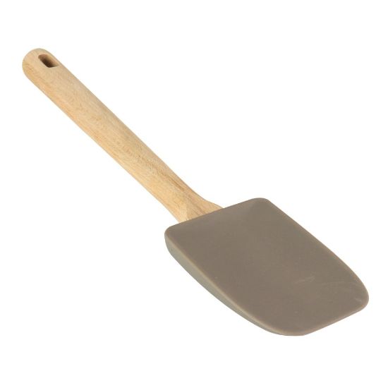 Picture of Martha Stewart Beech Wood Spoonula, Gray