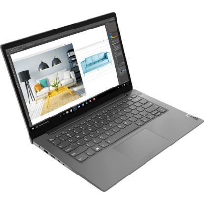 Picture of Lenovo V14 G2 ITL 82KA005LUS 14in Notebook  - 1920 x 1080 - Intel Core i5 (11th Gen) i5-1135G7 Quad-core 2.40 GHz - 8 GB RAM - 256 GB SSD - Black - Windows 10 Pro - Intel Iris Xe Graphics - Twisted nematic (TN) - 6 Hour Battery