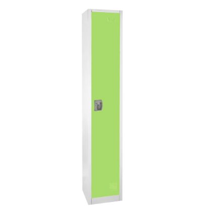 Picture of Alpine AdirOffice 1-Tier Steel Locker, 72inH x 12inW x 12inD, Green