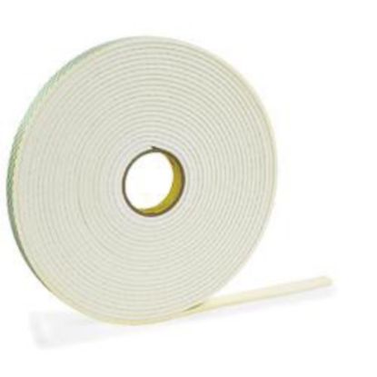 Picture of 3M 4466 Double Sided Foam Tape, 1/2in x 5 Yd., White, 1/16in