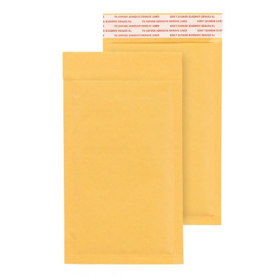 Picture of Office Depot Brand Self-Sealing Bubble Mailers, Size 000, 4in x 7 1/8in, Pack Of 500