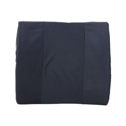 Picture of HealthSmart Lumbar Cushion, 14inH x 13inW x 3inD, Navy Blue