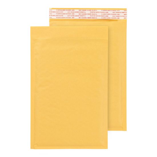 Picture of Office Depot Brand Self-Sealing Bubble Mailers, Size 1, 7 1/4in x 11 1/8in, Pack Of 100