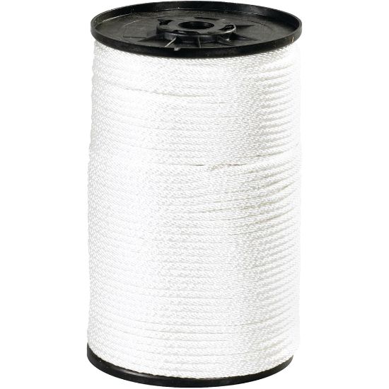 Picture of Partners Brand Solid Braided Nylon Rope, 1,150 Lb, 1/4in x 500ft, White