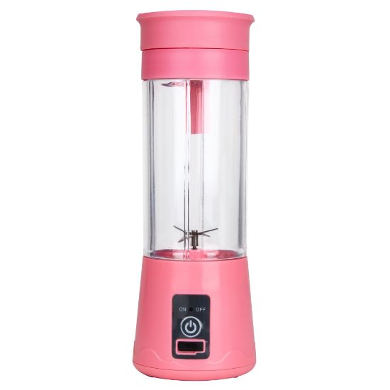 Picture of Mind Reader Potable Handheld Blender, 9-1/4inH x 3-5/16inW x 3-5/16inD, Pink