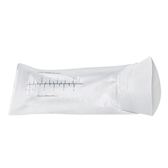 Picture of Medline Emesis Bags, Graduated, 1/20in x 5 1/2in x 7 1/2in, Clear, 100 Bags Per Pack, Case Of 5 Packs