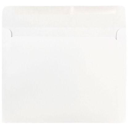 Picture of JAM Paper Booklet Envelopes, #9, Gummed Seal, White, Pack Of 50 Envelopes