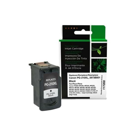 Picture of West Point Remanufactured Black High-Yield Ink Cartridge Replacement For Canon PG-210XL