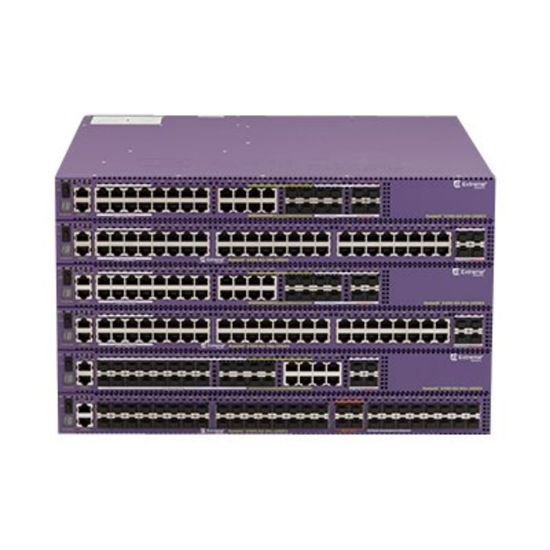 Picture of Extreme Networks ExtremeSwitching X460-G2 Series X460-G2-48p-10GE4 - Switch - managed - 48 x 10/100/1000 (PoE+) + 4 x 1 Gigabit / 10 Gigabit SFP+ - rack-mountable - PoE+