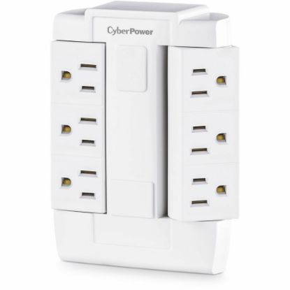 Picture of CyberPower GT600P Wall Tap Outlet - NEMA 5-15R Outlet(s), NEMA 5-15P Plug Type, Wall Tap Plug Style, White