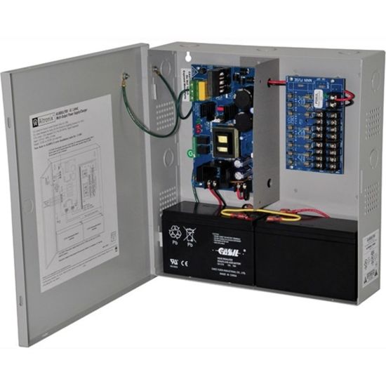 Picture of Altronix AL600ULPD8 Proprietary Power Supply - Wall Mount, Enclosure - 120 V AC Input - 12 V DC, 24 V DC Output - 8 +12V Rails