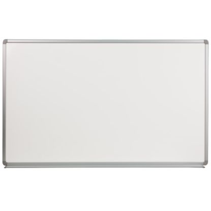 Picture of Flash Furniture Magnetic Dry-Erase Whiteboard, 36in x 60in, Aluminum Frame With Silver Finish