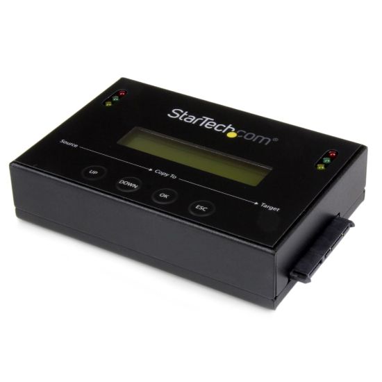 Picture of StarTech.com Standalone 2.5 / 3.5in SATA Hard Drive Duplicator w/ Multi HDD / SSD Image Backup Library