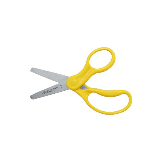 Picture of Westcott Hard Handle Kids Value Scissors, 5in, Blunt, Assorted Colors