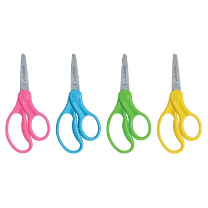 Picture of Westcott Hard Handle Kids Value Scissors, 5in, Pointed, Assorted Colors