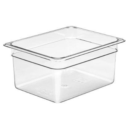 Picture of Cambro Camwear GN 1/2 Size 6in Food Pans, 6inH x 10-1/2inW 12-3/4inD, Clear, Set Of 6 Pans