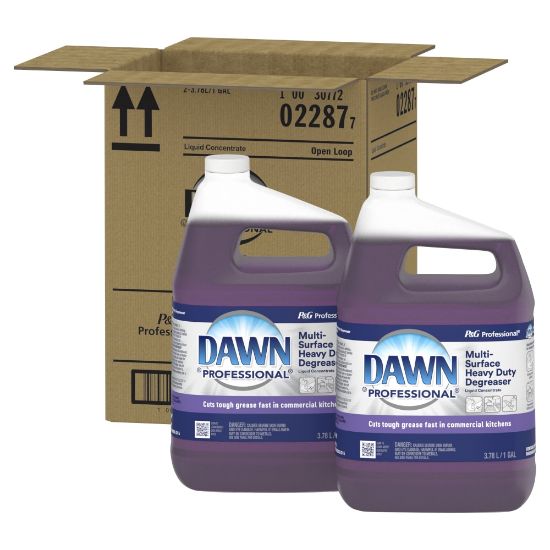 Picture of Dawn Professional Multi-Surface Heavy-Duty Degreaser, Concentrate, 1 Gallon, Purple, Case Of 2 Containers