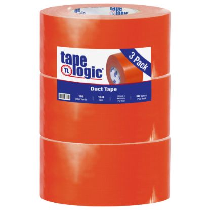 Picture of Tape Logic Color Duct Tape, 3in Core, 3in x 180ft, Orange, Case Of 3