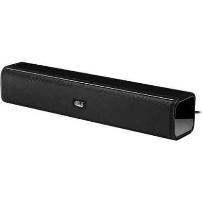 Picture of Adesso Xtream S5 USB-Powered Desktop Computer Sound Bar Speaker with Dynamic Sound- 5W x 2 - Portable - Works with Computer Desktop, Laptop. Ideal for Zoom, Microsoft Team, Skype, Webex and Google Meet