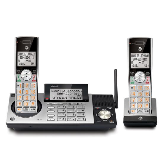 Picture of AT&T CL83215 2 Handset DECT 6.0 Cordless Phone with Digital Answering System