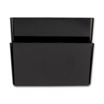 Picture of OIC Wall Mountable Space-Saving Files, Letter Size, Black