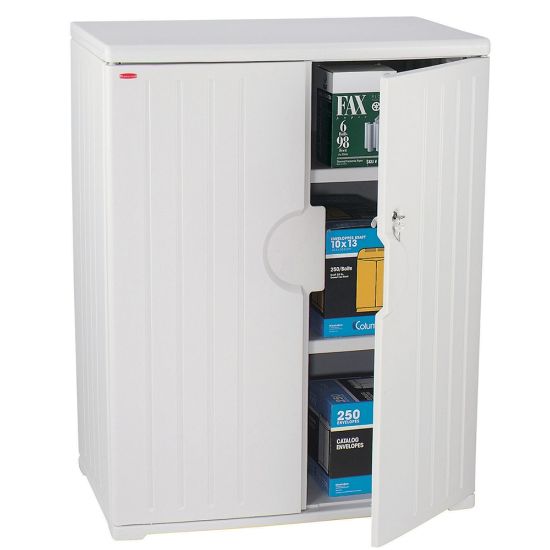 Picture of Iceberg OfficeWorks Storage Cabinet, 46inH x 36inW, Platinum