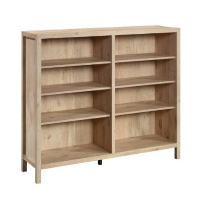 Picture of Sauder Pacific View 48inH 8-Shelf Horizontal Bookcase, Prime Oak