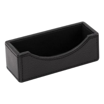 Picture of Realspace Black Faux Leather Business Card Holder