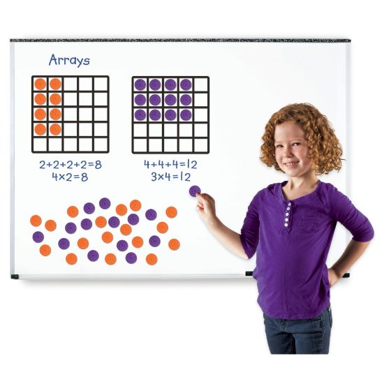 Picture of Learning Resources Giant Magnetic Array Set, Skill Learning: Multiplication, Addition, Number, Ages 7 & Up, 52 Pieces