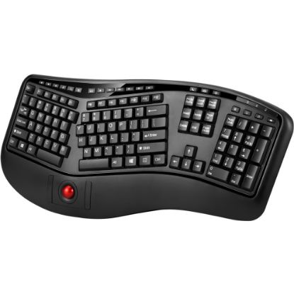 Picture of Adesso Tru-Form 3500 2.4GHz Wireless Ergonomic Trackball Keyboard