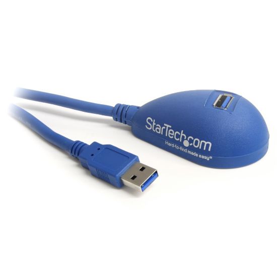 Picture of StarTech.com 5 ft Desktop SuperSpeed USB 3.0 (5Gbps) Extension Cable - A to A M/F - Extend a USB 3.0 port from the back of your computer to your desktop - USB 3.0 Extension Cable - USB 3.2 Gen 1 (5Gbps) Extension Cord - USB3.0 Male to Female Cable