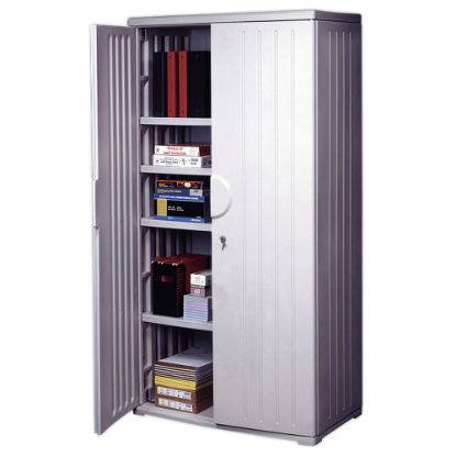 Picture of Iceberg OfficeWorks Storage Cabinet, 72inH x 36inW, Platinum