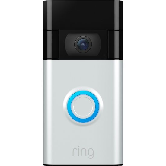 Picture of Ring HD Video Doorbell, Satin Nickel, 6022381