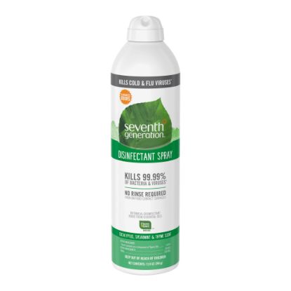 Picture of Seventh Generation Disinfectant Cleaner - For Day Care - Spray - 13.9 fl oz (0.4 quart) - Eucalyptus Spearmint & Thyme Scent - 1 Each - Clear