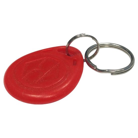 Picture of uAttend RFID Fobs, 4.3in x 4.6in x 2.3in, Red, Pack Of 10