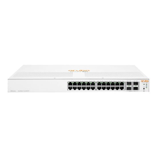 Picture of HPE Networking Instant On 1930 24G 4SFP/SFP+ Switch - Switch - L3 - managed - 24 x 10/100/1000 + 4 x 1 Gigabit / 10 Gigabit SFP+ - rack-mountable