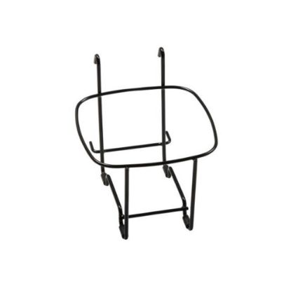 Picture of San Jamar Kleen Pail Floor/Wall Stand, 3 Qt, 8inH x 6inW x 7-1/2inD, Silver