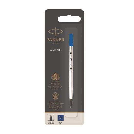 Picture of Parker Rollerball Pen Refill, Medium Point, 0.7 mm, Blue