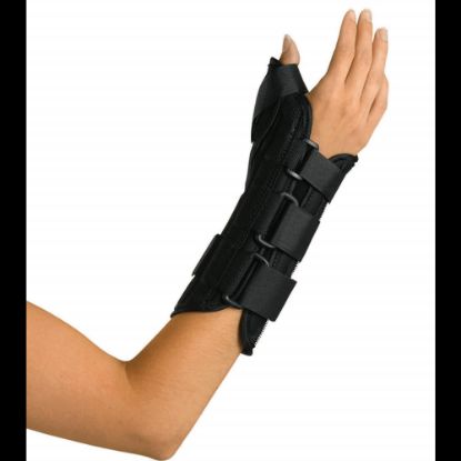 Picture of Medline Wrist/Forearm Splint With Abducted Thumb, Right, Small, 8in