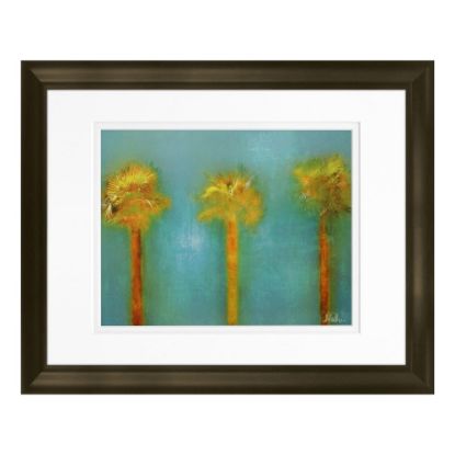 Picture of Timeless Frames Floral Marren Wall Artwork, 14in x 11in, Three Palms I