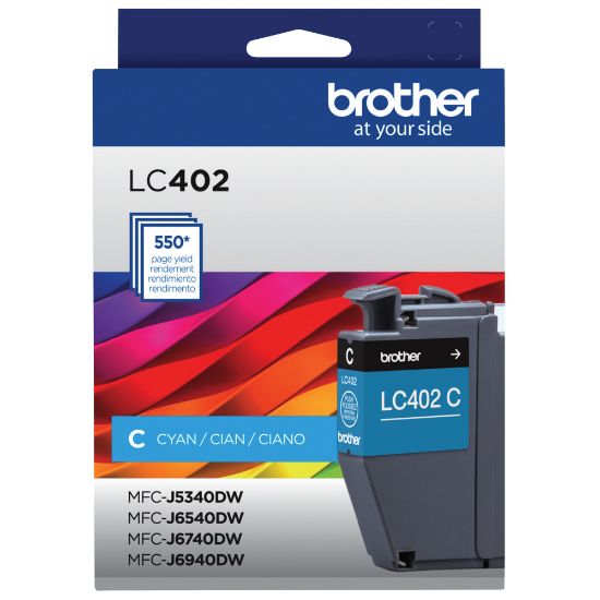 Picture of Brother LC402 Cyan Ink Cartridge, LC402C